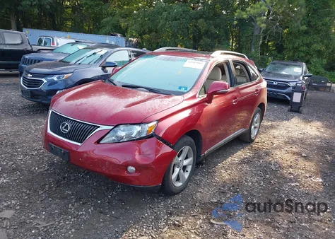 2010 Lexus Rx 350 z USA, uszkodzony, nr VIN 2T2BK1BA7AC053991